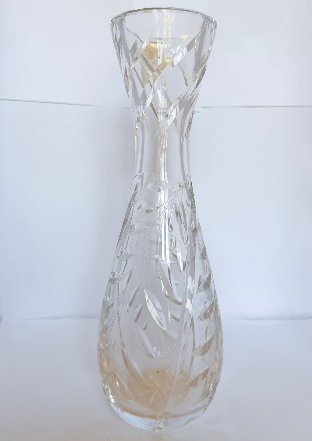 Vază cristal 24% PbO D9x27cm