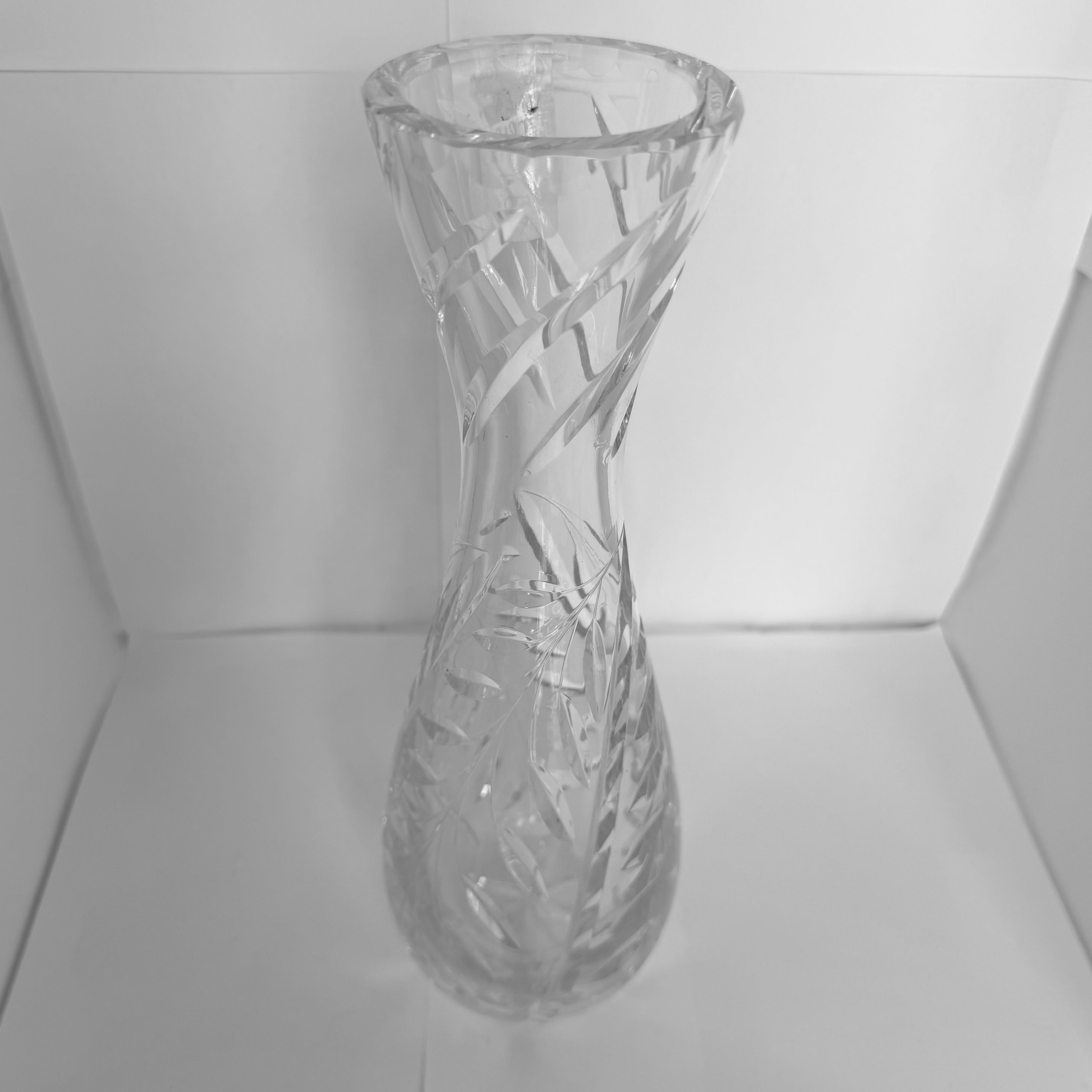 Vază cristal 24% PbO D9x27cm