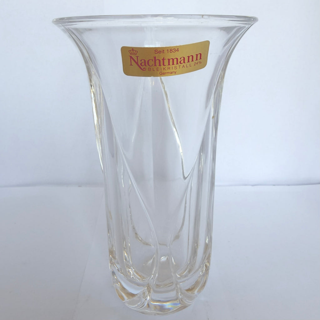 Vază Cristal Nachtmann 24% PbO – Ø10 × 15 cm