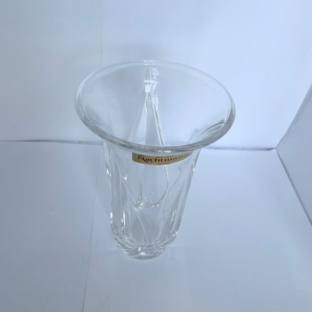 Vază Cristal Nachtmann 24% PbO – Ø10 × 15 cm