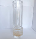 Vază Cristal 24% PbO Transparentă – Ø7 × 23 cm