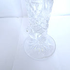 Vază Cristal 24% PbO Transparentă – Ø7 × 18 cm