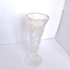 Vază Cristal 24% PbO Transparentă – Ø7 × 18 cm