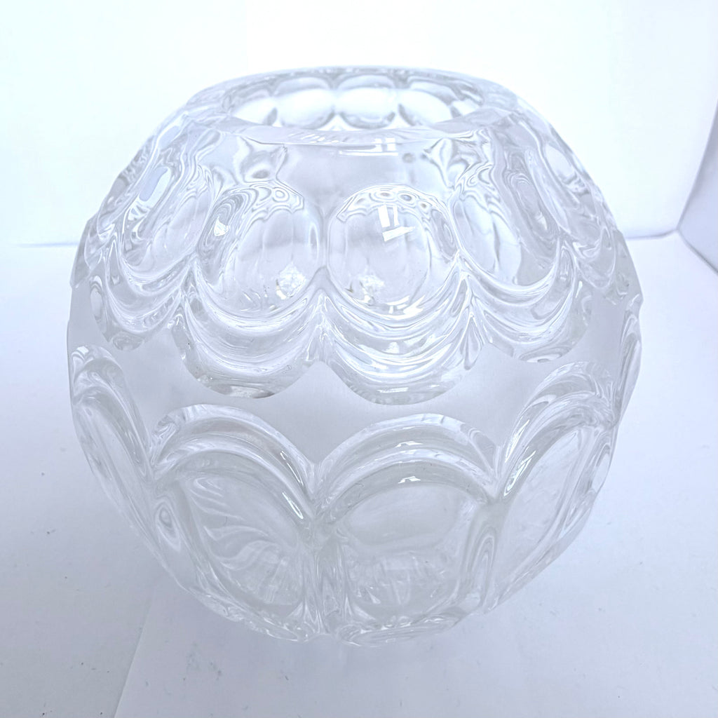 Vază Cristal WMF 24% PbO Transparentă – Ø14 × 12 cm