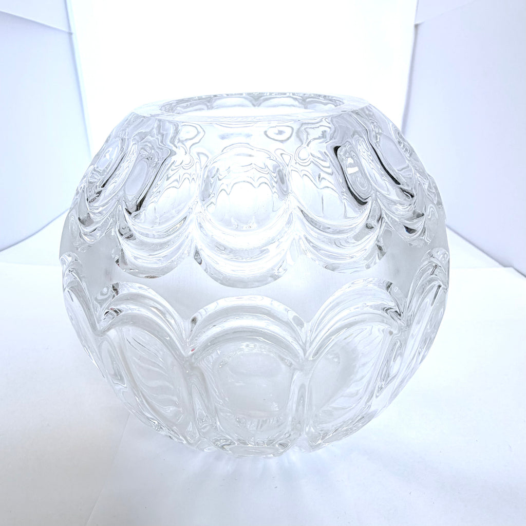 Vază Cristal WMF 24% PbO Transparentă – Ø14 × 12 cm