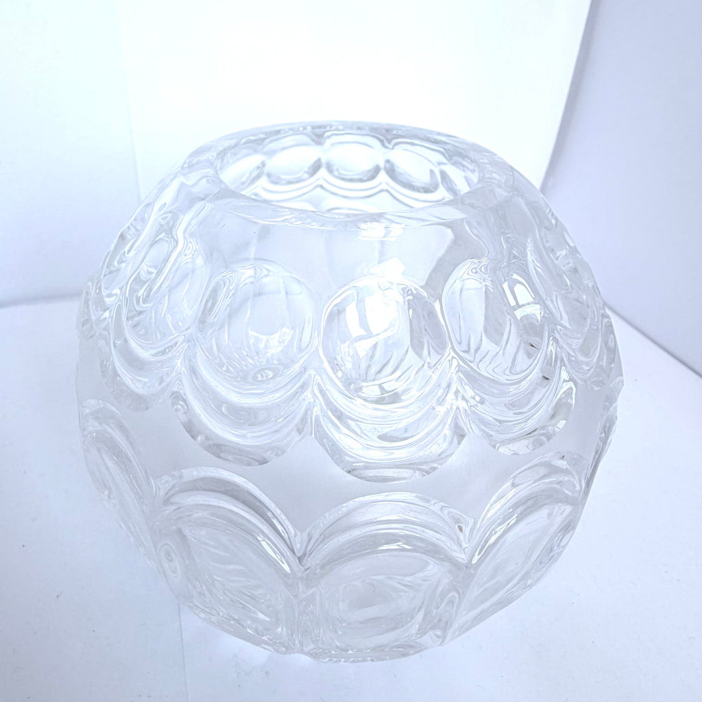 Vază Cristal WMF 24% PbO Transparentă – Ø14 × 12 cm