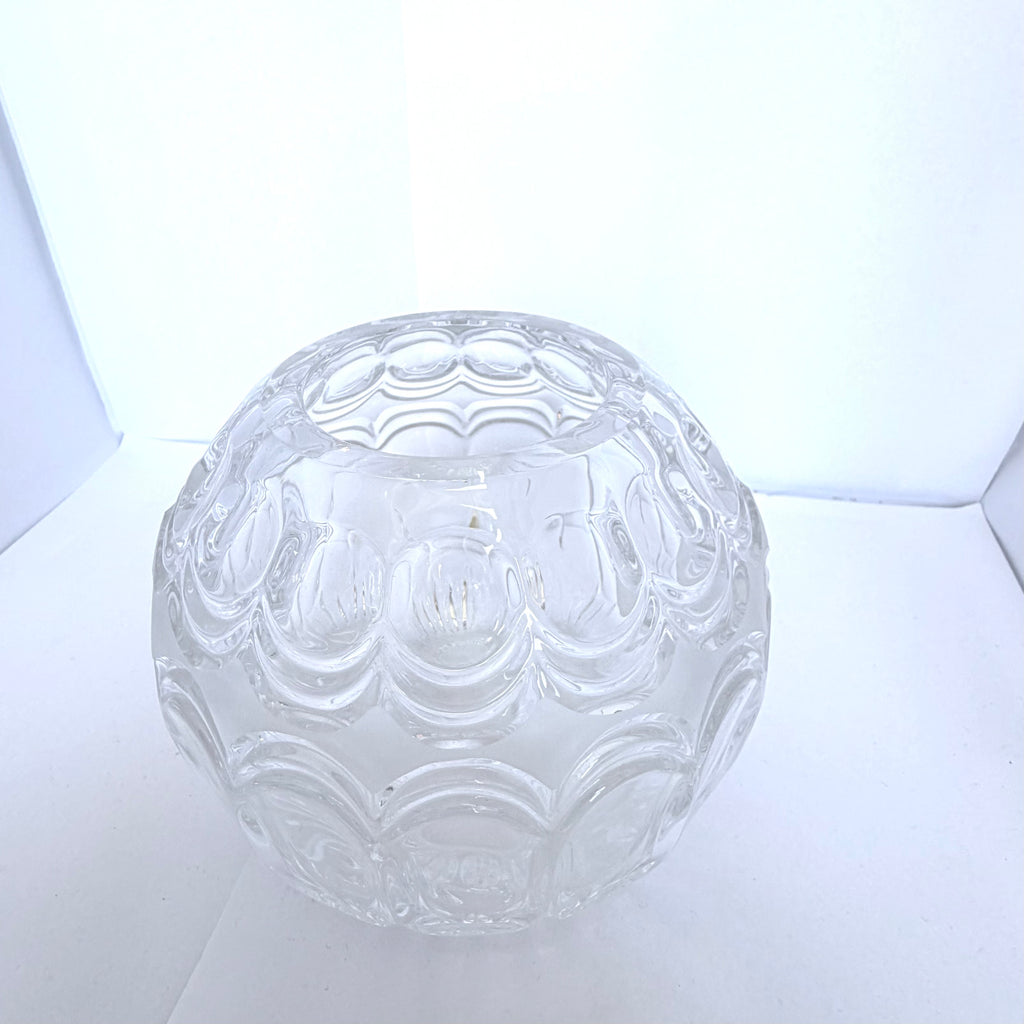Vază Cristal WMF 24% PbO Transparentă – Ø14 × 12 cm