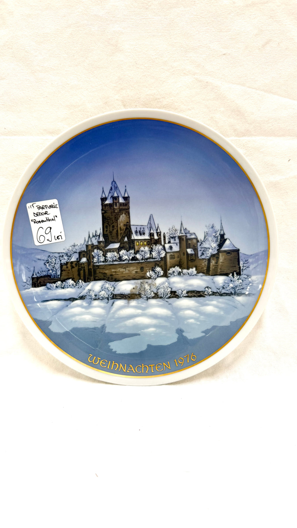 Farfurie Decorativă Rosenthal din Porțelan – Ø29 cm