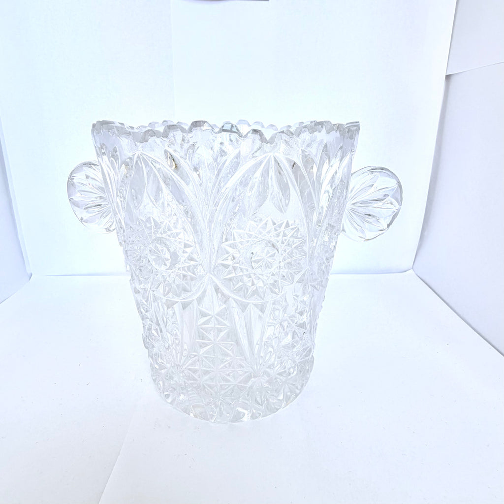 Frapieră din Cristal Transparent – Ø12,5 × 14 cm