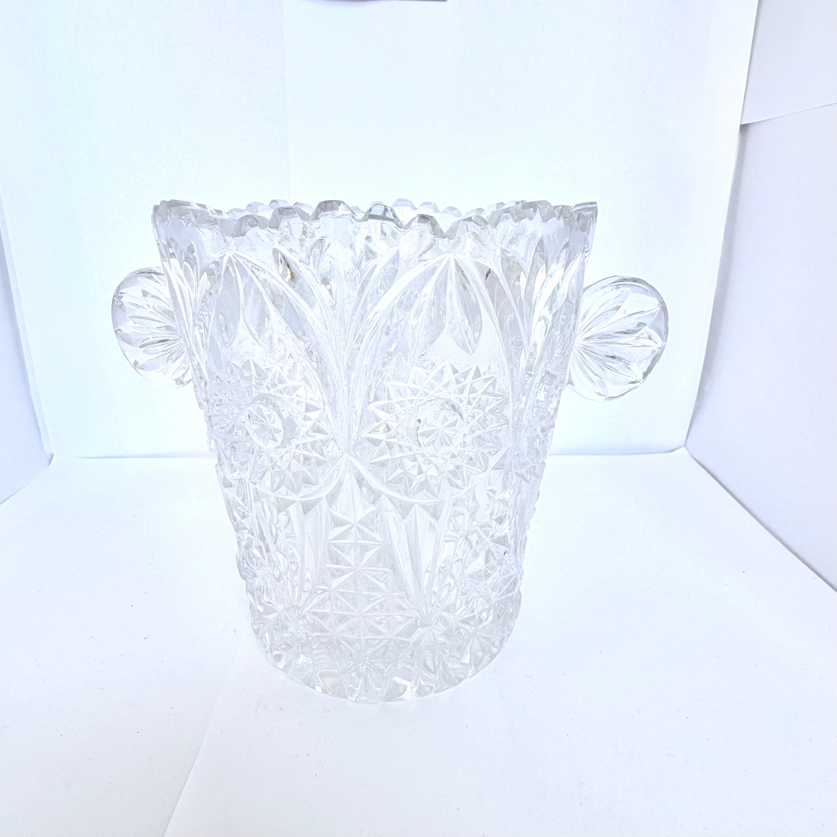 Frapieră din Cristal Transparent – Ø12,5 × 14 cm