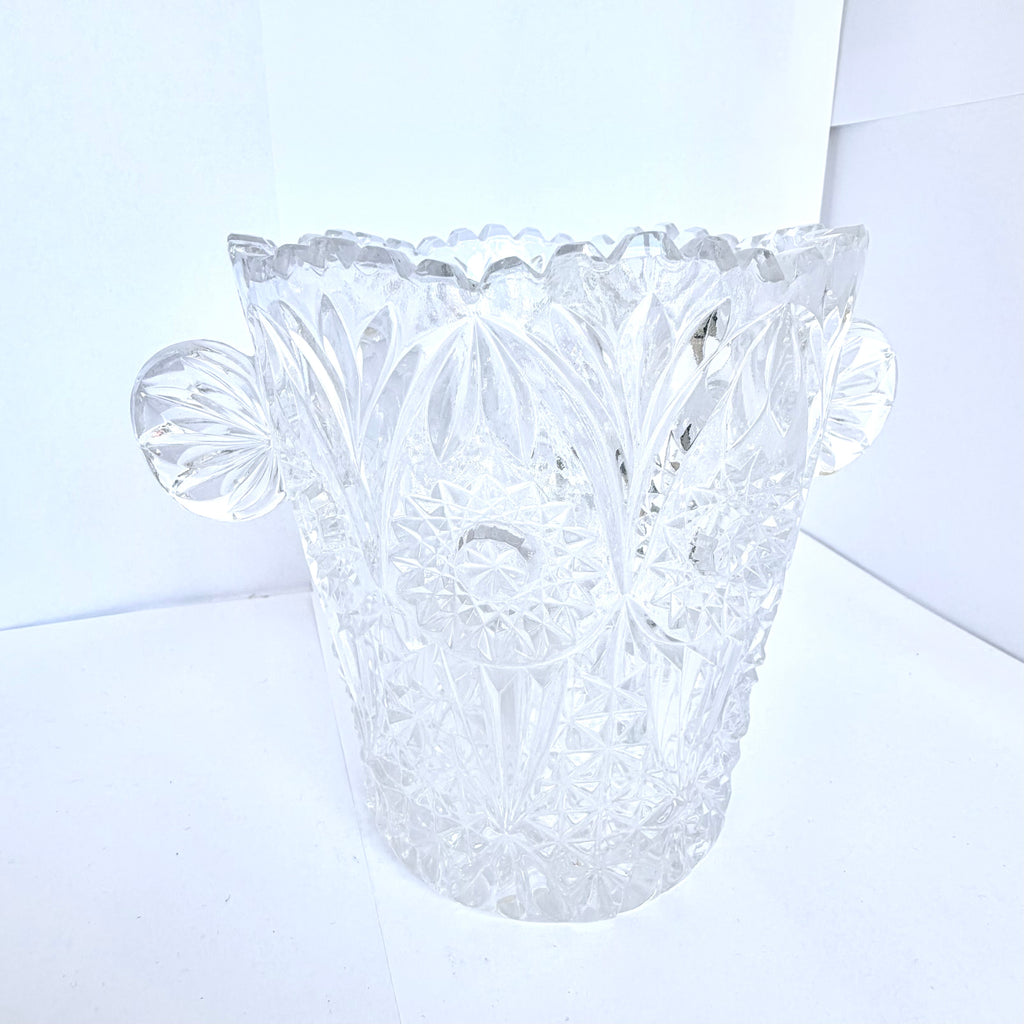 Frapieră din Cristal Transparent – Ø12,5 × 14 cm