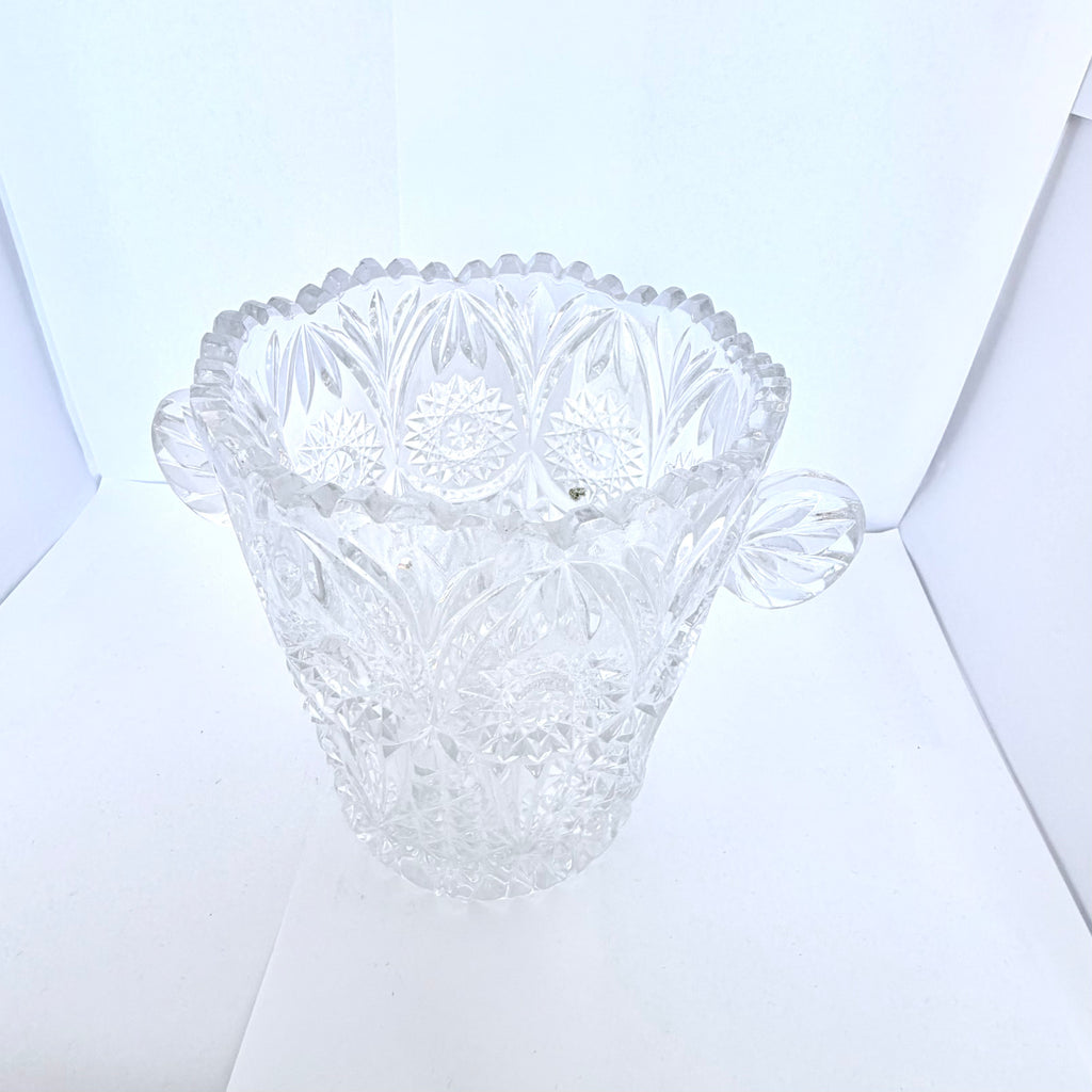 Frapieră din Cristal Transparent – Ø12,5 × 14 cm