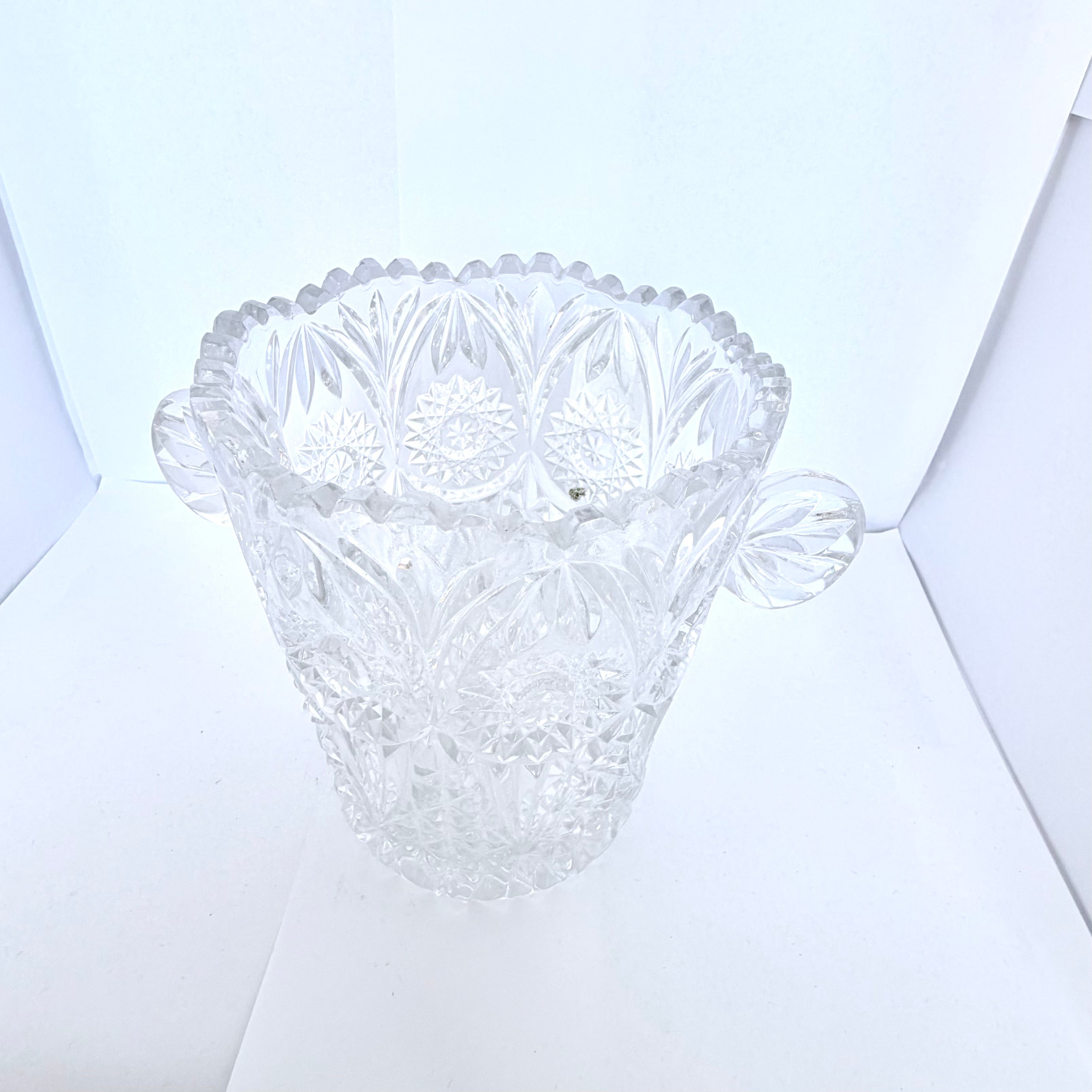 Frapieră din Cristal Transparent – Ø12,5 × 14 cm