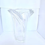 Vază din Semicristal Transparentă – Ø17 × 20 cm