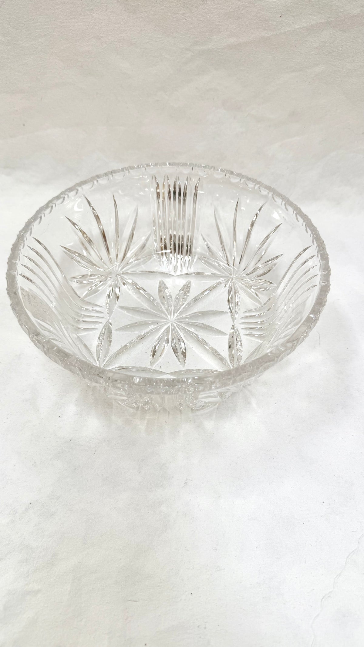 Bol din Cristal 24% PbO – Ø23,5 × 9 cm