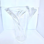 Vază din Semicristal Transparentă – Ø17 × 20 cm