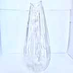 Vază Cristal 24% PbO Transparentă – Ø9 × 23 cm