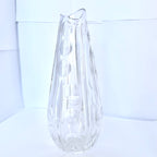 Vază Cristal 24% PbO Transparentă – Ø9 × 23 cm