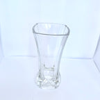 Vază din Sticlă Transparentă – 9 × 9 × 17 cm
