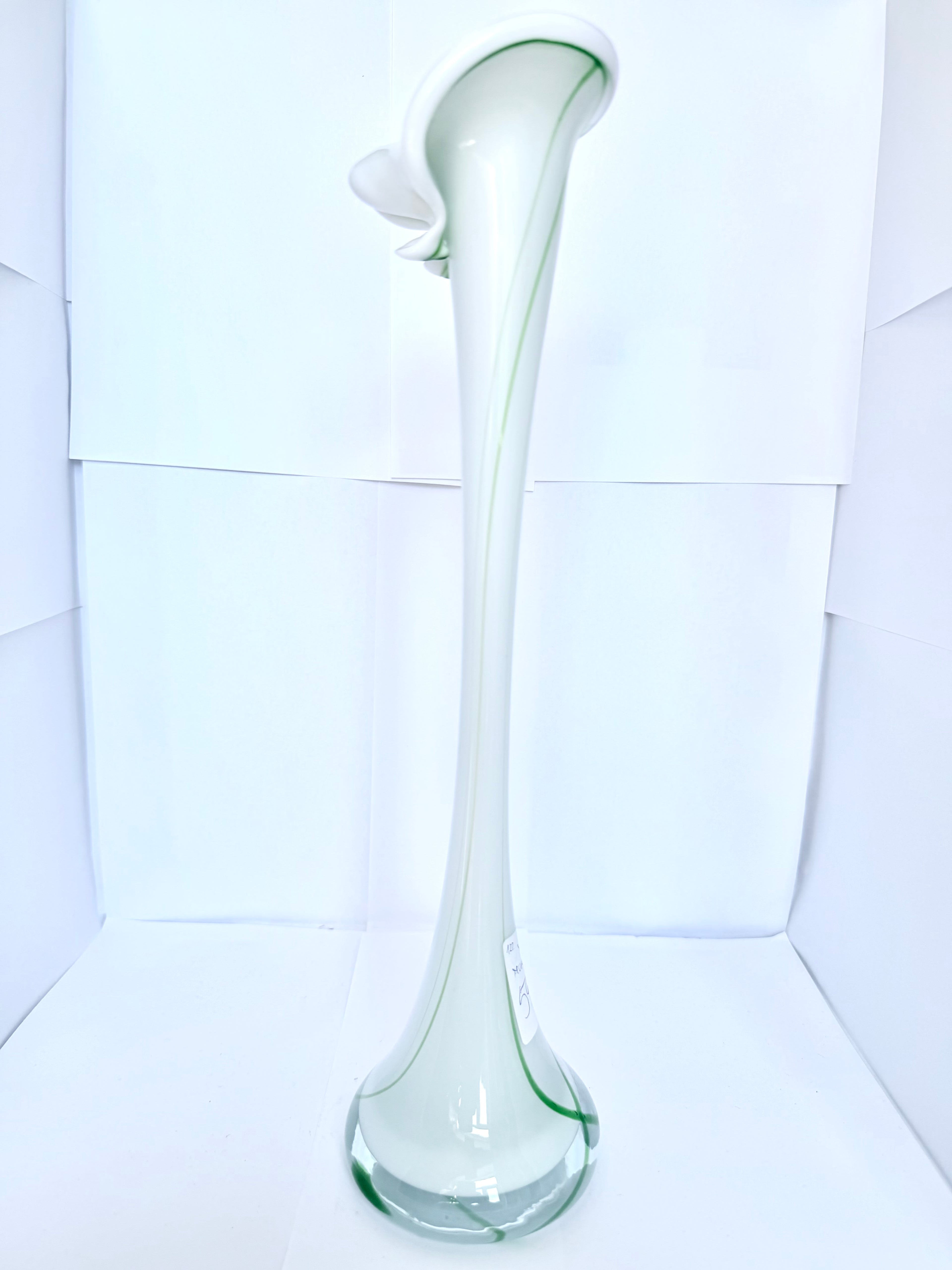 Vază din Sticlă Murano – Ø8 × 34 cm