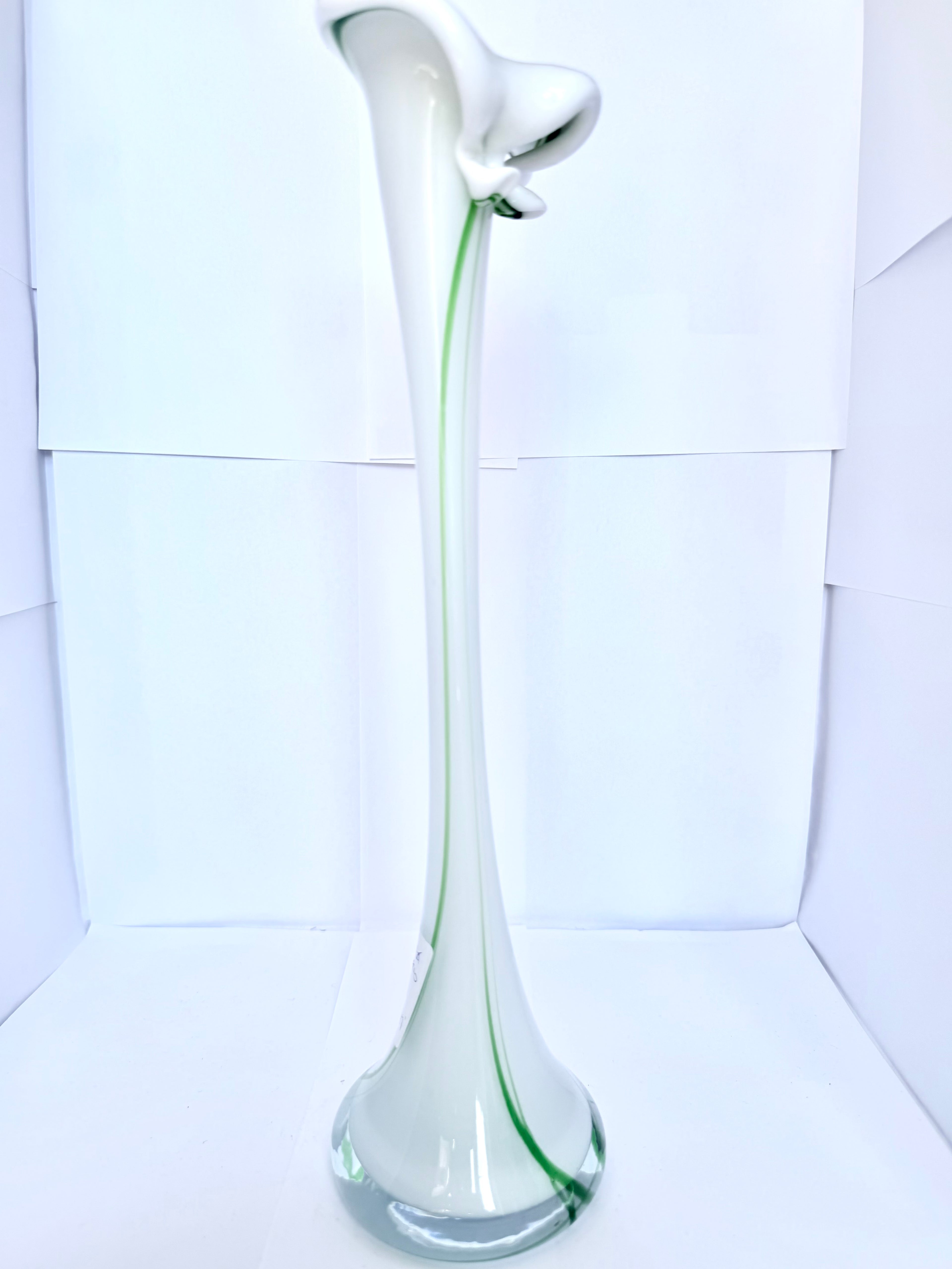 Vază din Sticlă Murano – Ø8 × 34 cm