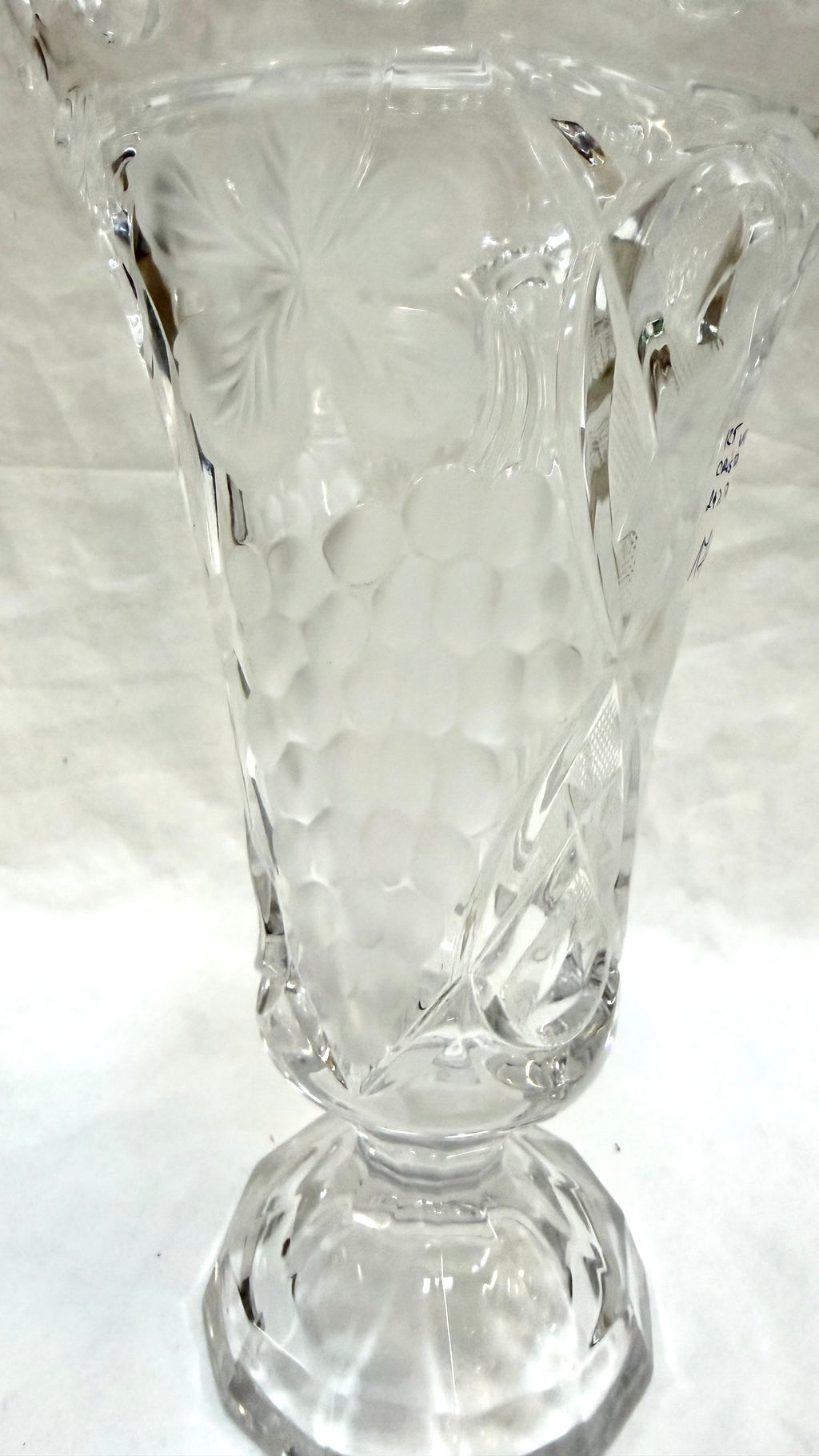 Vază din Cristal 24% PbO – Ø17 × 28,5 cm