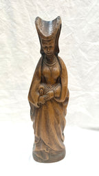 Statuetă din Lemn Sculptată Manual – 12,5 × 6,5 × 45 cm