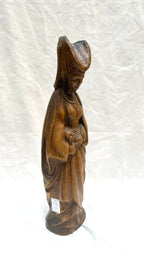 Statuetă din Lemn Sculptată Manual – 12,5 × 6,5 × 45 cm