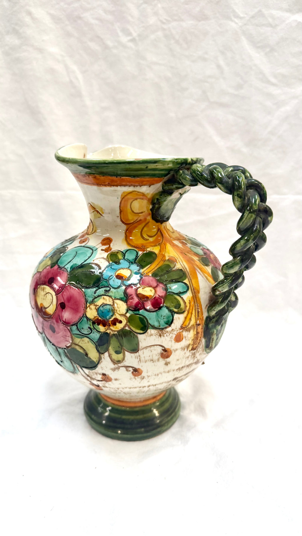 Carafă din Ceramică Lucrată Manual – Ø19 × 24 cm