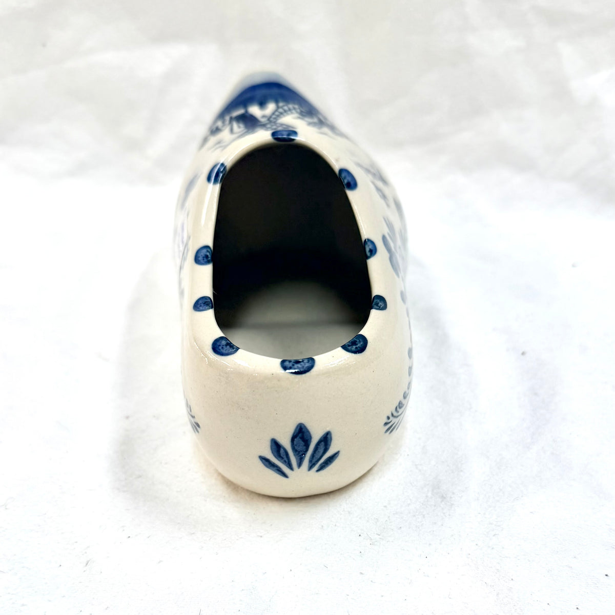 Bibelou din Ceramică în Formă de Papuc Olandez, Lucrat Manual – 19 × 9 × 8 cm