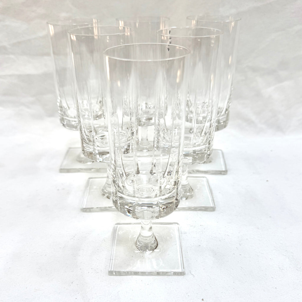 Set 6 Pahare Rosenthal din Cristal 24% PbO – Ø5 × 15 cm