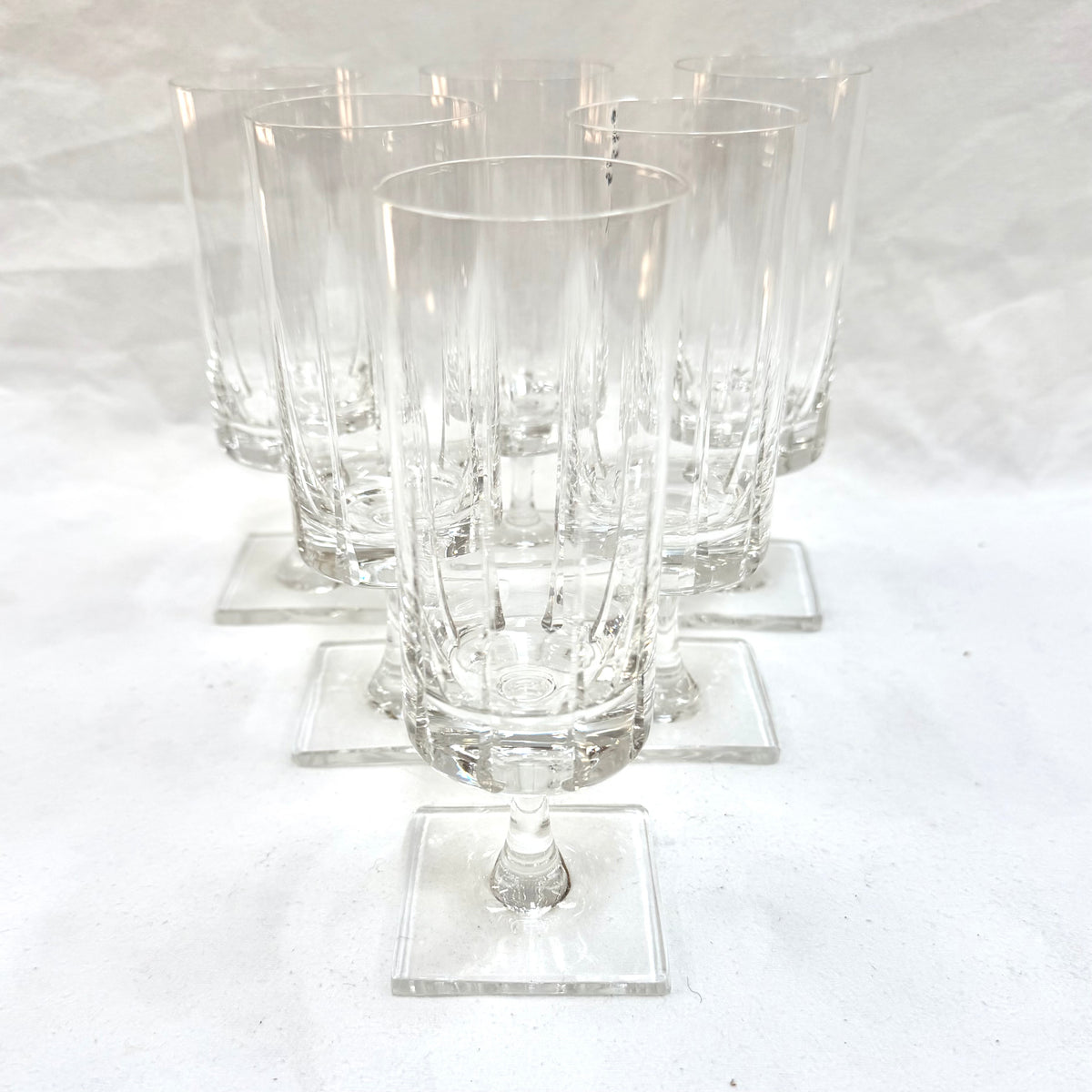 Set 6 Pahare Rosenthal din Cristal 24% PbO – Ø5 × 15 cm