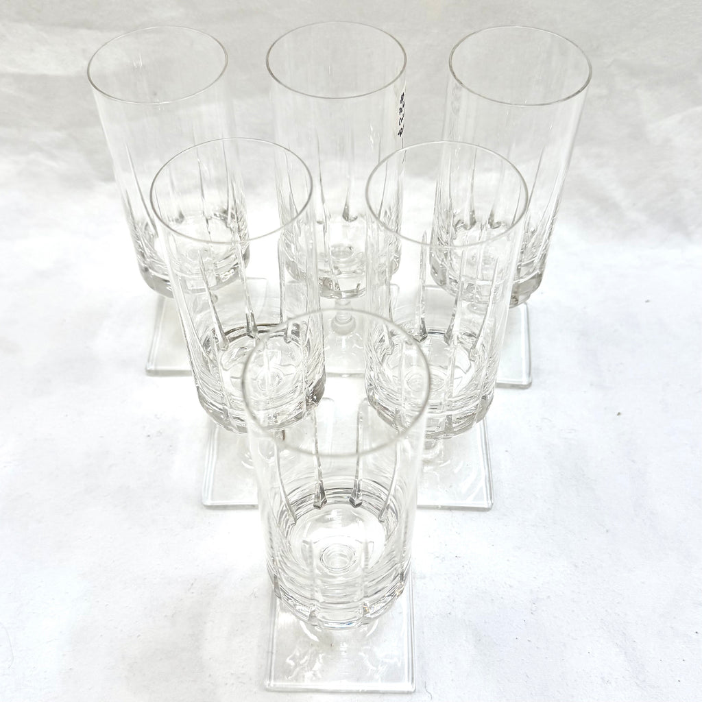 Set 6 Pahare Rosenthal din Cristal 24% PbO – Ø5 × 15 cm