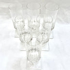 Set 6 Pahare Rosenthal din Cristal 24% PbO – Ø5 × 15 cm