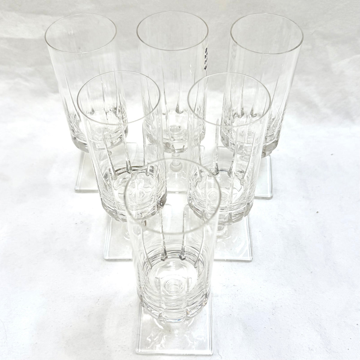 Set 6 Pahare Rosenthal din Cristal 24% PbO – Ø5 × 15 cm