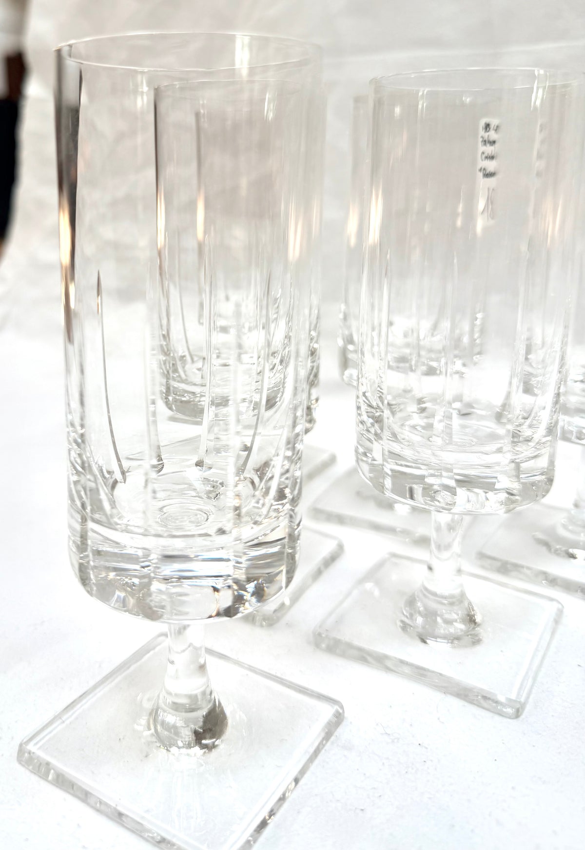 Set 6 Pahare Rosenthal din Cristal 24% PbO – Ø5 × 15 cm