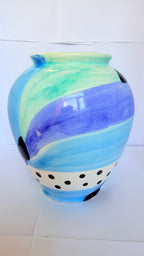 Vază din Ceramică Multicoloră – Ø19 × 20 cm