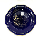 Platou din Sticlă Cobalt Albastră, Pictat Manual – Ø29,5 cm