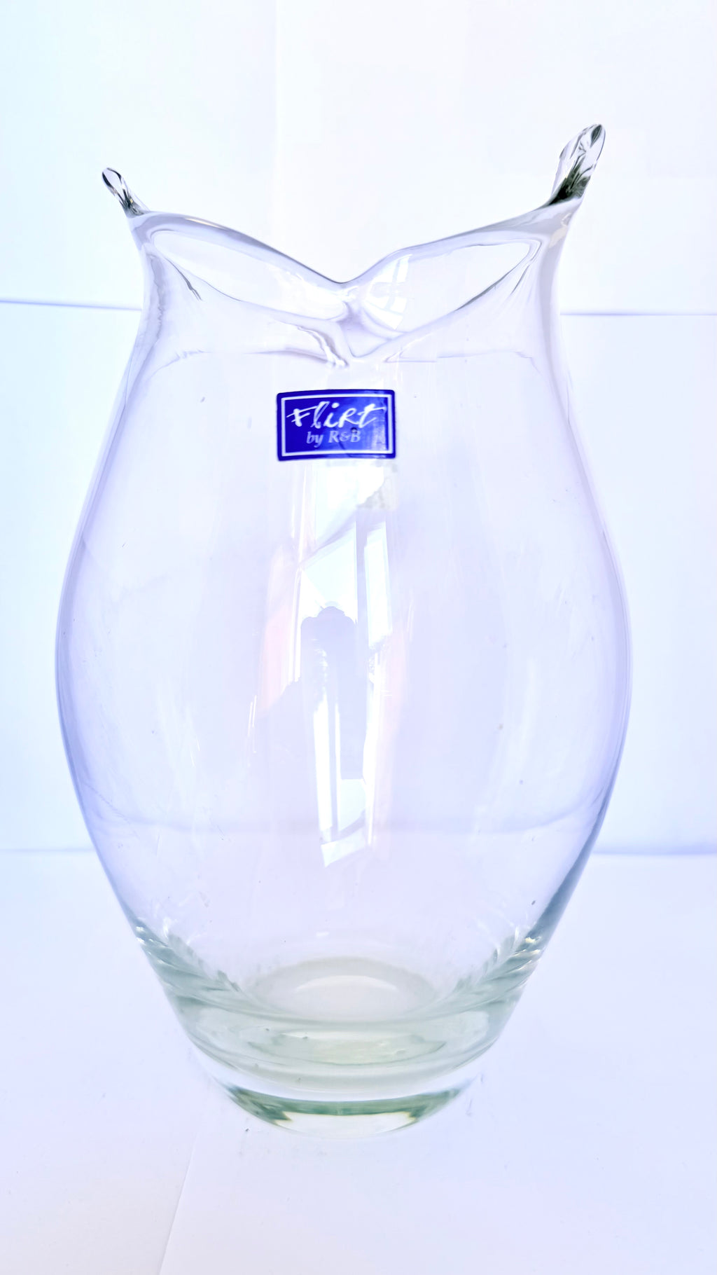 Vază din Sticlă Transparentă – Ø16 × 25 cm
