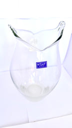 Vază din Sticlă Transparentă – Ø16 × 25 cm