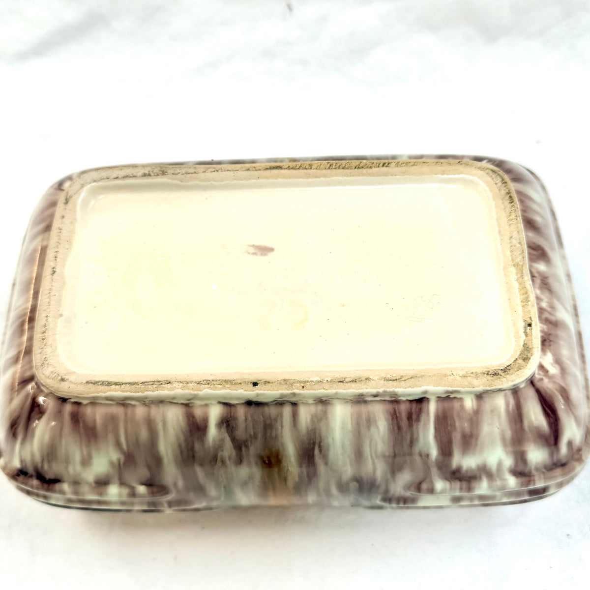 Bombonieră din Ceramică cu Capac, Lucrată Manual – 19 × 12 × 15 cm