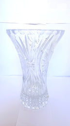 Vază din Cristal Transparent – Ø14 × 20,5 cm