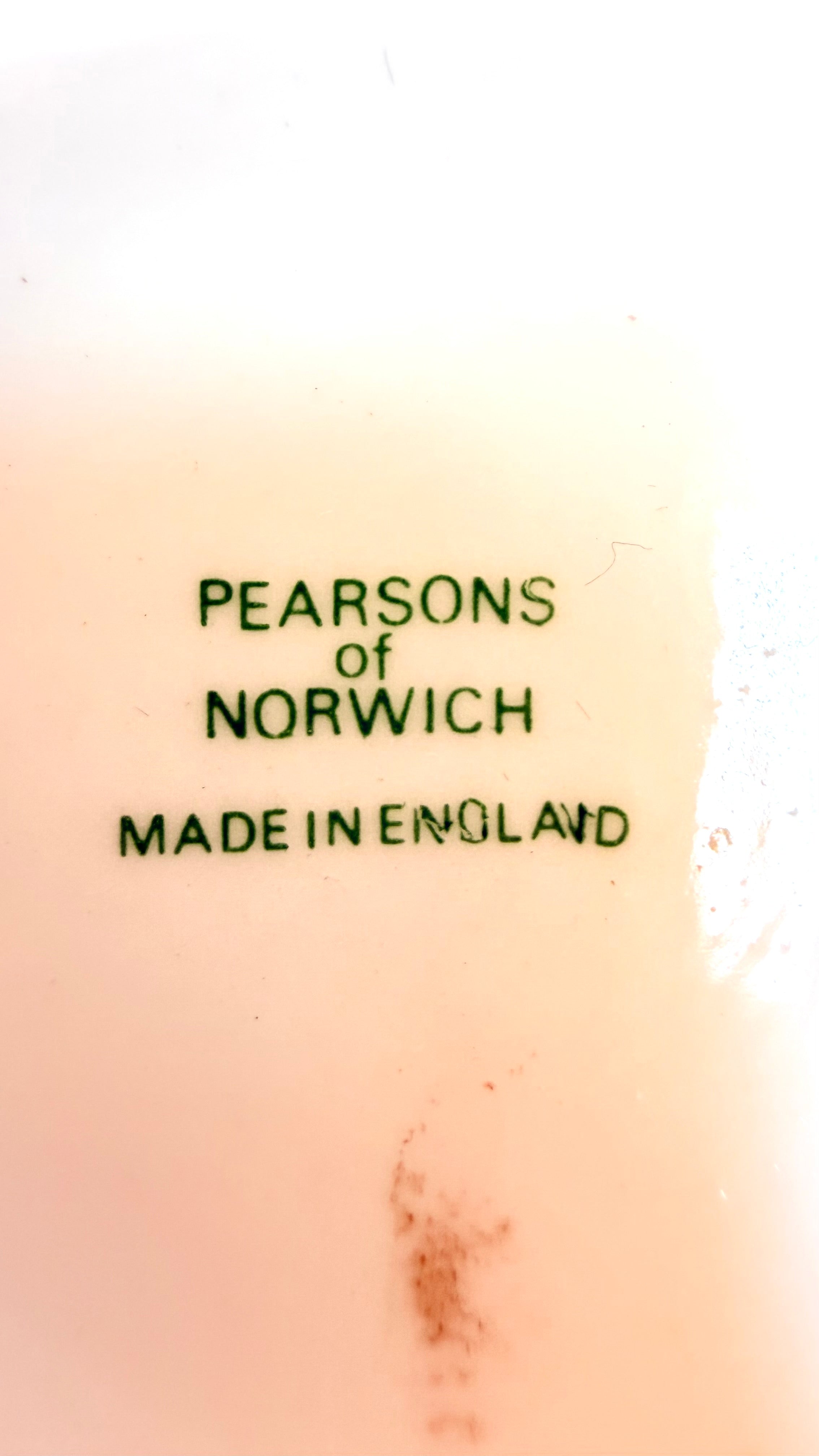 Vază Pearsons & Norwich din Porțelan Alb – Ø7 × 14 cm