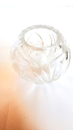 Vază din Cristal 24% PbO – Ø8 × 6 cm