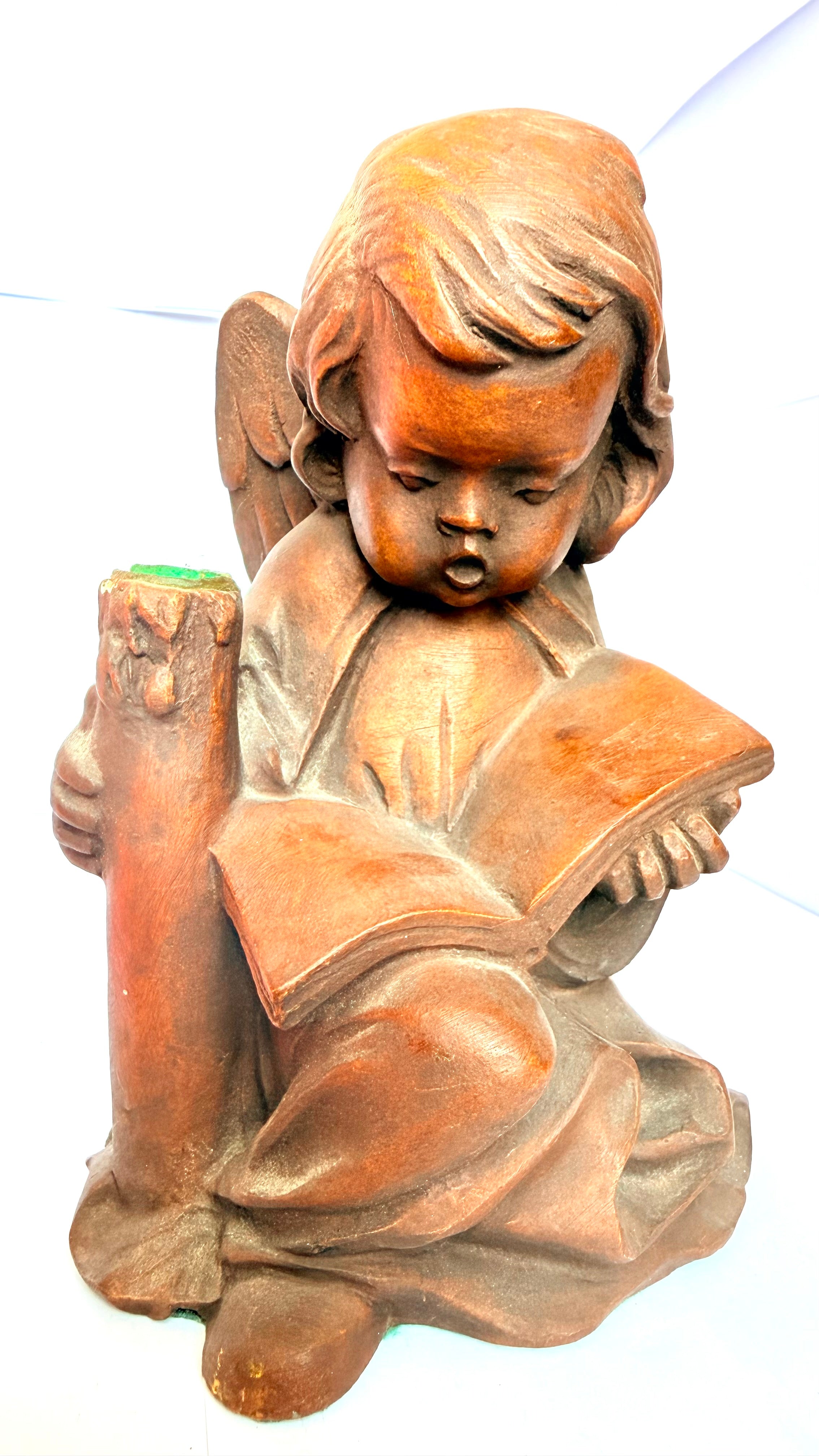 Statuetă din Lemn Lucrată Manual – 12,5 × 12 × 18,5 cm
