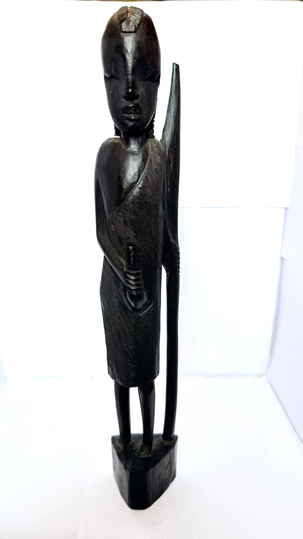 Statuetă din Lemn – 6 × 5 × 37,5 cm