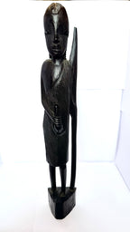 Statuetă din Lemn – 6 × 5 × 37,5 cm