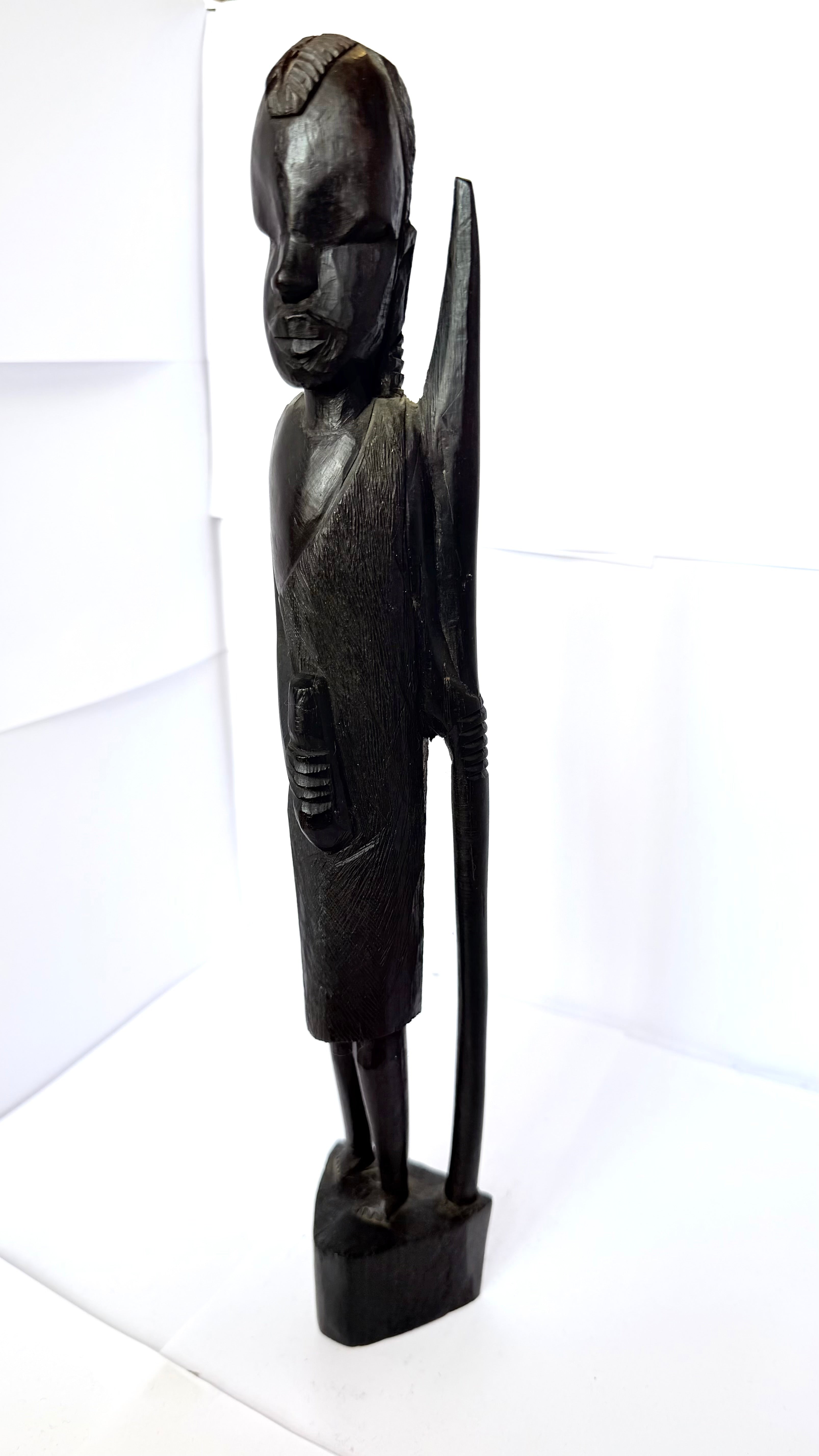 Statuetă din Lemn – 6 × 5 × 37,5 cm