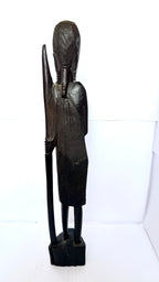 Statuetă din Lemn – 6 × 5 × 37,5 cm
