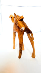 Statuetă din Lemn – 14 × 4 × 14 cm